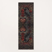 ゴシックハートダーク美しいロマンス ヨガマット (正面)