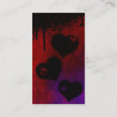 ゴシックハートテーブルカード プレイスカード (裏面)