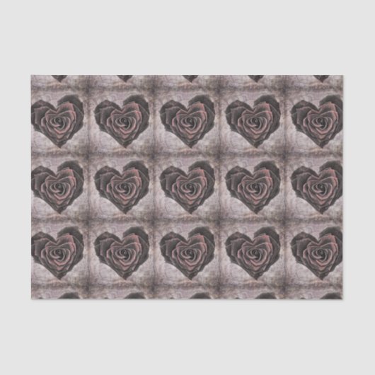 ゴシックハートバラティッシュペーパー 薄葉紙 (正面)