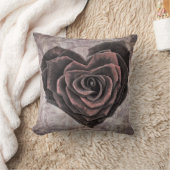 ゴシックハートバラ枕 クッション (ブランケット)