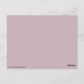 ゴシックハートバラ葉書 ポストカード (裏面)