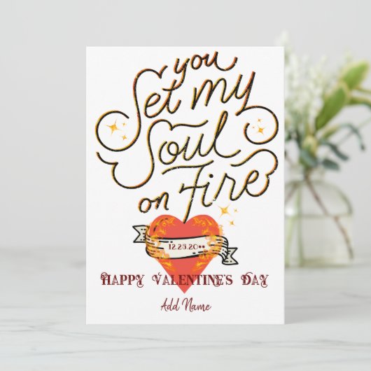 ゴシックハートバレンタイン - あなたの魂に火をつける シーズンカード (スタンド正面)