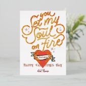 ゴシックハートバレンタイン - あなたの魂に火をつける 箔シーズンカード (立ち正面)