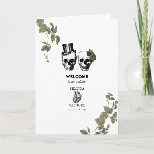 ゴシックハートフローラ結婚スカルの送達順位 プログラム (正面)