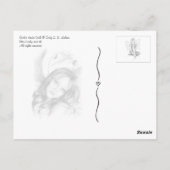 ゴシックハート人形葉書 ポストカード (裏面)