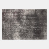 ゴシックハート包装紙シート ラッピングペーパーシート (正面3)