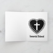 ゴシックハート十字バレンタイン シーズンカード (内部)