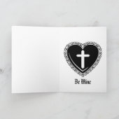 ゴシックハート十字バレンタイン シーズンカード (内部)