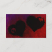 ゴシックハート披露宴カード エンクロージャーカード (裏面)