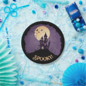 ゴシックハ不気味ウス幽霊のよく出るハロウィーン ペーパープレート (パーティー)