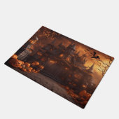 ゴシックハ不気味ロウィーンハウスホラーマンション ドアマット (アングル)