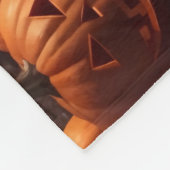 ゴシックハ不気味ロウィーンハウスホラーマンション フリースブランケット (角)