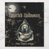 ゴシックハ幽霊のよく出るウスウィッチハローウィンパーティ ワインラベル (シングルラベル)