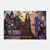 ゴシックハ幽霊のよく出るウスモンスターファミリー ドアマット (正面)