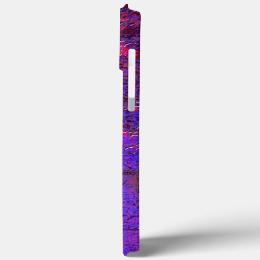 ゴシックバイオレットから赤の拡大した革の染色 Case-Mate iPhoneケース (裏面 / 左)