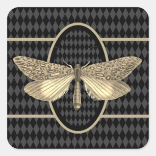 ゴシックバタフライブラックダイヤモンド スクエアシール