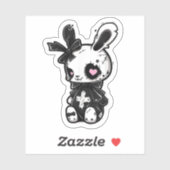 ゴシックバニーかわいいウサギEガールキュートゴシック衣装 シール (シート)