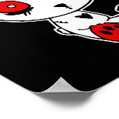 ゴシックバニー怠惰ハロウィーンの衣装ホラーゴシック ポスター (角)