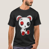 ゴシックバニー怠惰ハロウィーンの衣装ホラーゴシック Tシャツ (正面)