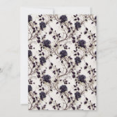 ゴシックバブル＆ブルース カップルシャワー 招待状 (裏面)