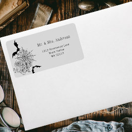 ゴシックバラこうもりスパイダーウェブグレ結婚イのアドレス ラベル