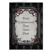 ゴシックバラとスカル (正面)