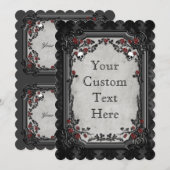 ゴシックバラとスカル (正面/裏面)