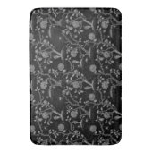 ゴシックバラと骨柄 バスマット (正面縦)