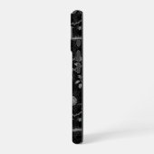 ゴシックバラと骨柄 iPhone 16ケース (左側面)