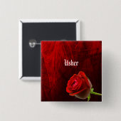 ゴシックバラアッシャボタン 缶バッジ (正面&裏面)