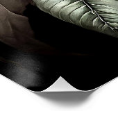 ゴシックバラアレンジメント黒花 ポスター (コーナー)