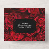 ゴシックバラオールインワンウェディング招待 オールインワン招待状 (裏面)