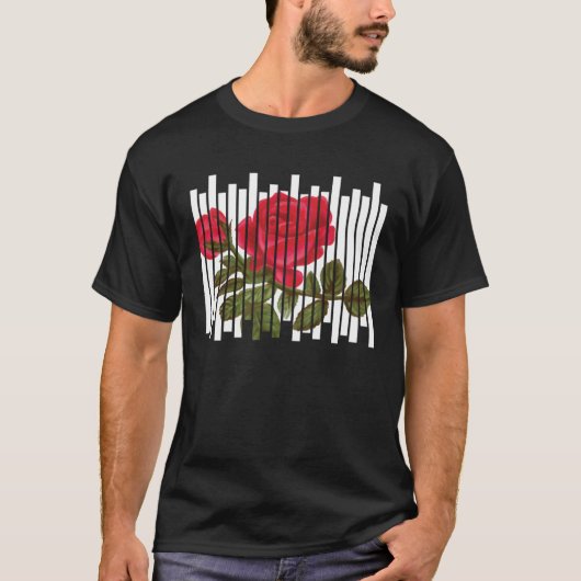 ゴシックバラグランジの花とアントゥの美学 Tシャツ (正面)