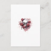 ゴシックバラスカル結婚の詳細エンクロージャカード エンクロージャーカード (裏面)