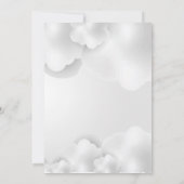 ゴシックバラズクラウドナインウェディングシャワー 招待状 (裏面)