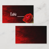 ゴシックバラテーブルカード プレイスカード (正面/裏面)