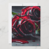 ゴシックバラハロウィーン 招待状 (裏面)