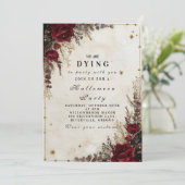 ゴシックバラハローウィンパーティ 招待状 (スタンド正面)