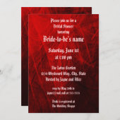 ゴシックバラブライダルシャワー招待 招待状 (正面/裏面)