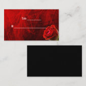 ゴシックバラ座席表名刺 プレイスカード (正面/裏面)