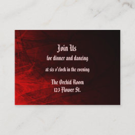 ゴシックバラ披露宴カード エンクロージャーカード