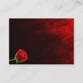 ゴシックバラ披露宴カード エンクロージャーカード (裏面)