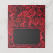 ゴシックバラ結婚の座席表 プレイスカード (外部開封)