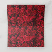 ゴシックバラ結婚の座席表 プレイスカード (内部開封)