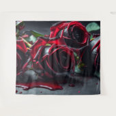 ゴシックバラ結婚の背景 タペストリー (正面(横))