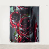 ゴシックバラ結婚の背景 タペストリー (正面)