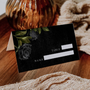 ゴシックバラ結婚の表番号 プレイスカード