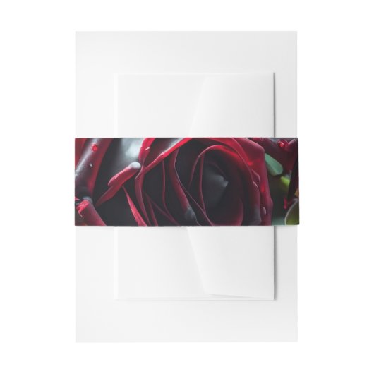 ゴシックバラ結婚ズ 招待状ベリーバンド (正面例)