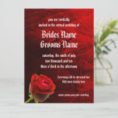 ゴシックバラ結婚Virtual 招待状 (スタンド正面)