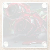 ゴシックバラ ガラスコースター (裏面)